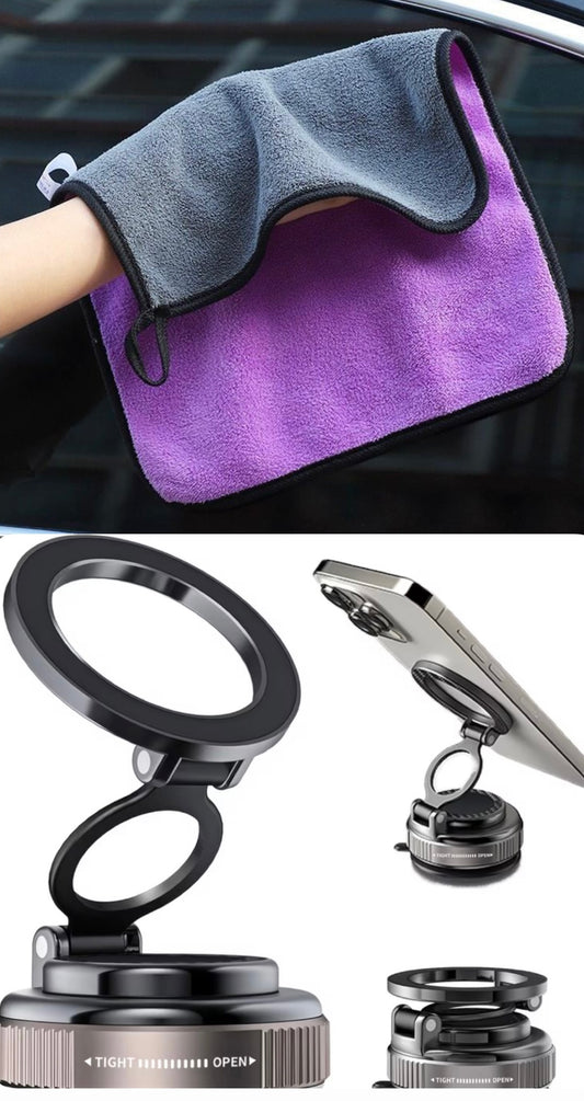 Suport Auto 360° + Set 2 Prosoape